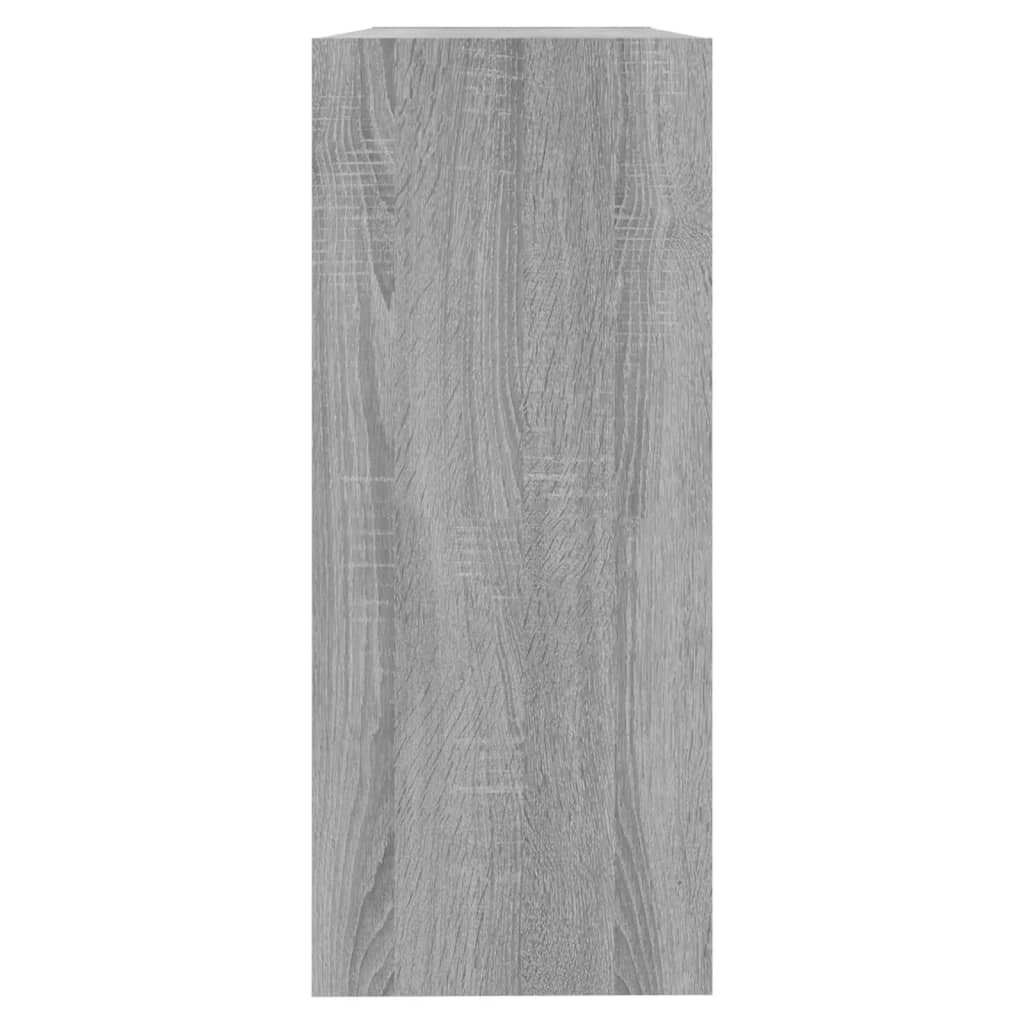 Boekenkast/Kamerscherm 100X30X72 Cm Grijs Sonoma Eikenkleurig