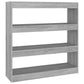 Boekenkast/Kamerscherm 100X30X103 Cm Grijs Sonoma Eikenkleurig