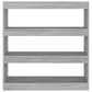Boekenkast/Kamerscherm 100X30X103 Cm Grijs Sonoma Eikenkleurig