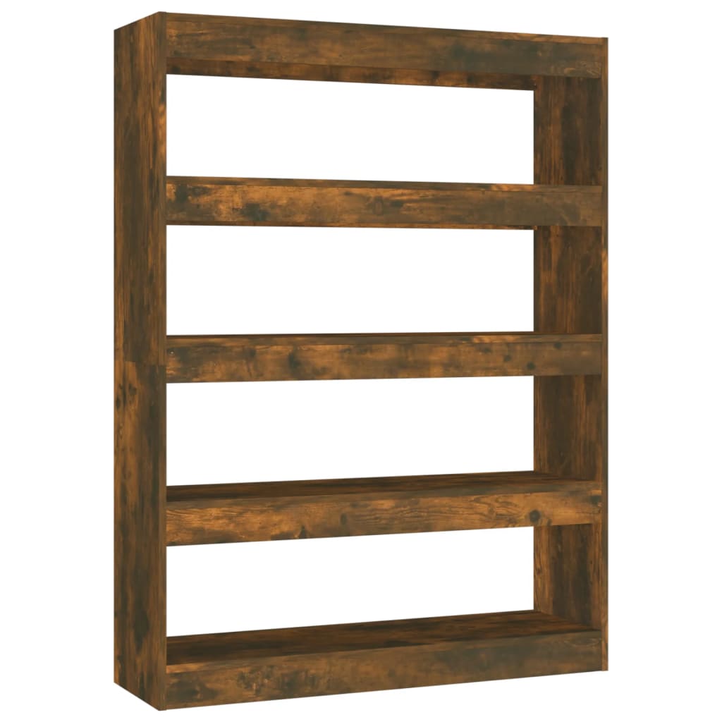 Boekenkast/Kamerscherm 100X30X135 Cm Gerookt Eikenkleurig