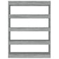 Boekenkast/Kamerscherm 100X30X135 Cm Grijs Sonoma Eikenkleurig
