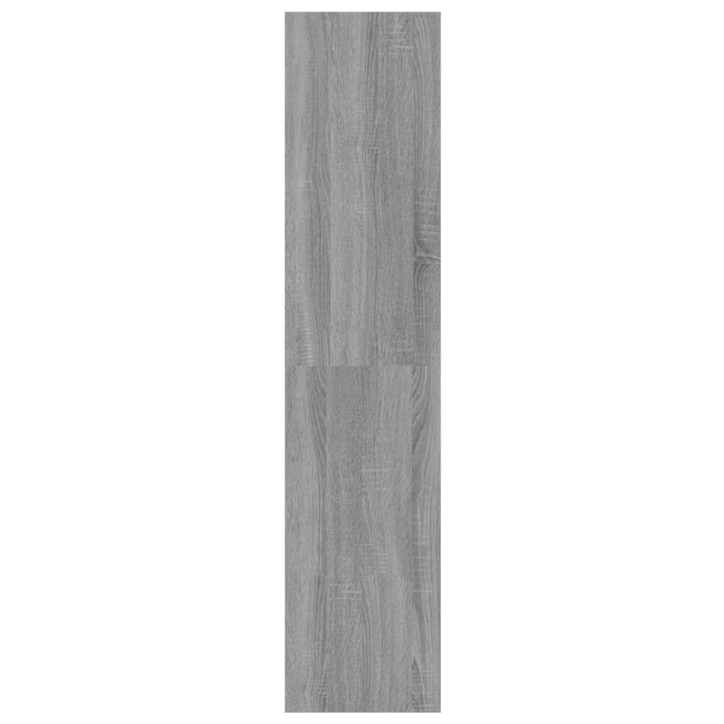 Boekenkast/Kamerscherm 100X30X135 Cm Grijs Sonoma Eikenkleurig