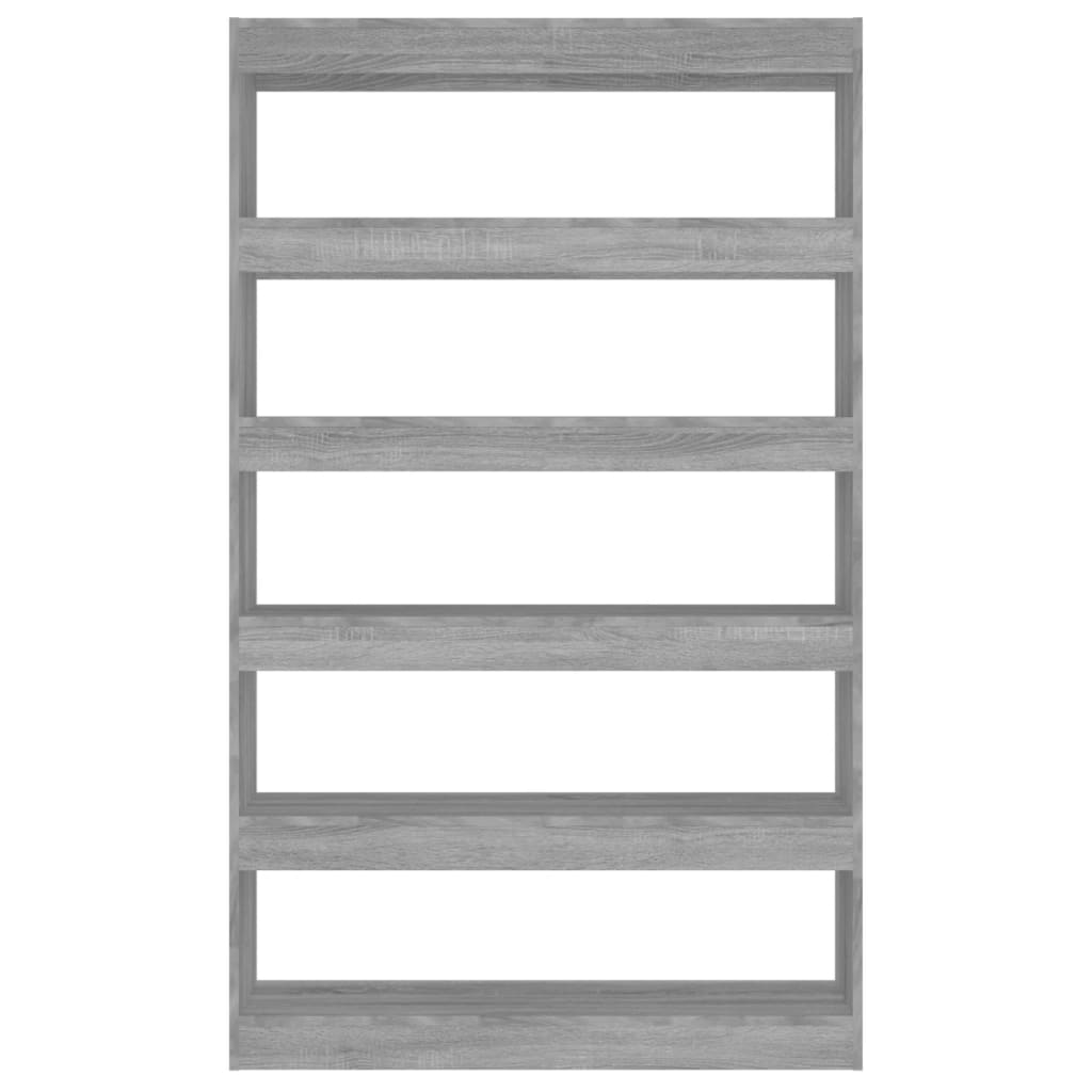 Boekenkast/Kamerscherm 100X30X166 Cm Grijs Sonoma Eikenkleurig