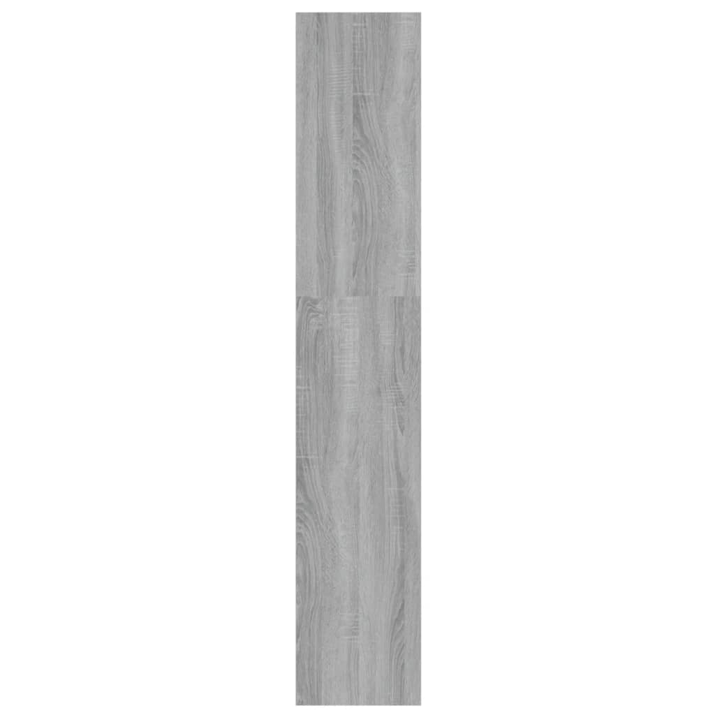 Boekenkast/Kamerscherm 100X30X166 Cm Grijs Sonoma Eikenkleurig
