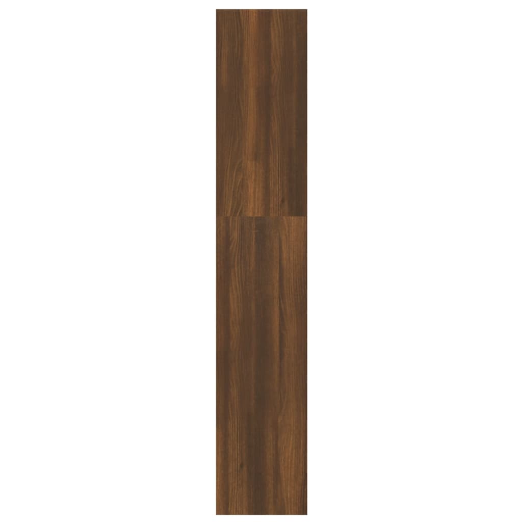 Boekenkast/Kamerscherm 100X30X166 Cm Bruineikenkleurig