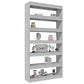 Boekenkast/Kamerscherm 100X30X198 Cm Bewerkt Hout Grijs Sonoma