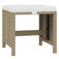 11-Delige Tuinset Met Kussens Poly Rattan Beige