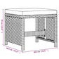 13-Delige Tuinset Met Kussens Poly Rattan Beige