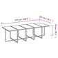 15-Delige Tuinset Met Kussens Poly Rattan Bruin