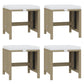 15-Delige Tuinset Met Kussens Poly Rattan Beige