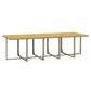 15-Delige Tuinset Met Kussens Poly Rattan Beige