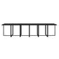 13-Delige Tuinset Met Kussens Poly Rattan Zwart