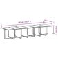 19-Delige Tuinset Met Kussens Poly Rattan Bruin