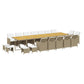 19-Delige Tuinset Met Kussens Poly Rattan Beige