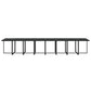 17-Delige Tuinset Met Kussens Poly Rattan Zwart