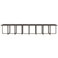 17-Delige Tuinset Met Kussens Poly Rattan Bruin