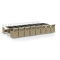 17-Delige Tuinset Met Kussens Poly Rattan Beige