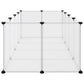 Dierenhok Klein 144X74X46,5 Cm Polypropeen En Staal Transparant
