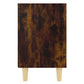 Nachtkastjes 2 St Met Houten Poten 40X30X50 Cm Gerookt Eiken