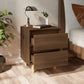 Nachtkastjes 2 St Met Houten Poten 40X35X50 Cm Bruineikenkleur