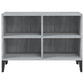 Tv-Meubel Met Metalen Poten 69,5X30X50 Cm Grijs Sonoma Eiken