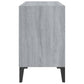 Tv-Meubel Met Metalen Poten 69,5X30X50 Cm Grijs Sonoma Eiken