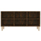 Tv-Meubel Met Houten Poten 103,5X30X50 Cm Gerookt Eikenkleurig