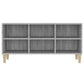 Tv-Meubel Met Houten Poten 103,5X30X50 Cm Grijs Sonoma Eiken