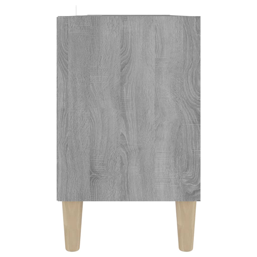 Tv-Meubel Met Houten Poten 103,5X30X50 Cm Grijs Sonoma Eiken