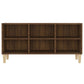 Tv-Meubel Met Houten Poten 103,5X30X50 Cm Bruineikenkleurig