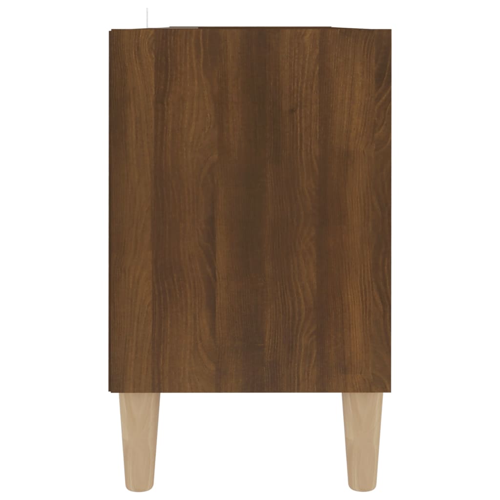 Tv-Meubel Met Houten Poten 103,5X30X50 Cm Bruineikenkleurig