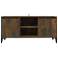 Tv-Meubel Met Metalen Poten 103,5X35X50 Cm Gerookt Eikenkleurig