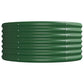 Plantenbak 224X80X36 Cm Gepoedercoat Staal Groen