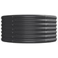 Plantenbak 224X80X36 Cm Gepoedercoat Staal Antracietkleurig