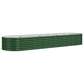 Plantenbak 296X80X36 Cm Gepoedercoat Staal Groen