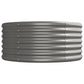 Plantenbak 296X80X36 Cm Gepoedercoat Staal Grijs