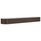 Plantenbak 368X80X36 Cm Gepoedercoat Staal Bruin