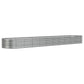 Plantenbak 440X80X36 Cm Gepoedercoat Staal Zilverkleurig