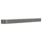 Plantenbak 512X80X36 Cm Gepoedercoat Staal Grijs