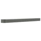 Plantenbak 620X80X36 Cm Gepoedercoat Staal Grijs