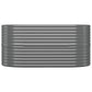 Plantenbak 152X80X68 Cm Gepoedercoat Staal Grijs
