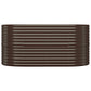 Plantenbak 152X80X68 Cm Gepoedercoat Staal Bruin