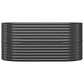Plantenbak 152X80X68 Cm Gepoedercoat Staal Antracietkleurig