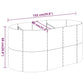 Plantenbak 152X80X68 Cm Gepoedercoat Staal Antracietkleurig