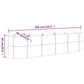 Plantenbak 296X80X68 Cm Gepoedercoat Staal Zilverkleurig
