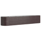 Plantenbak 368X80X68 Cm Gepoedercoat Staal Bruin