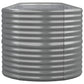 Plantenbak 440X80X68 Cm Gepoedercoat Staal Grijs