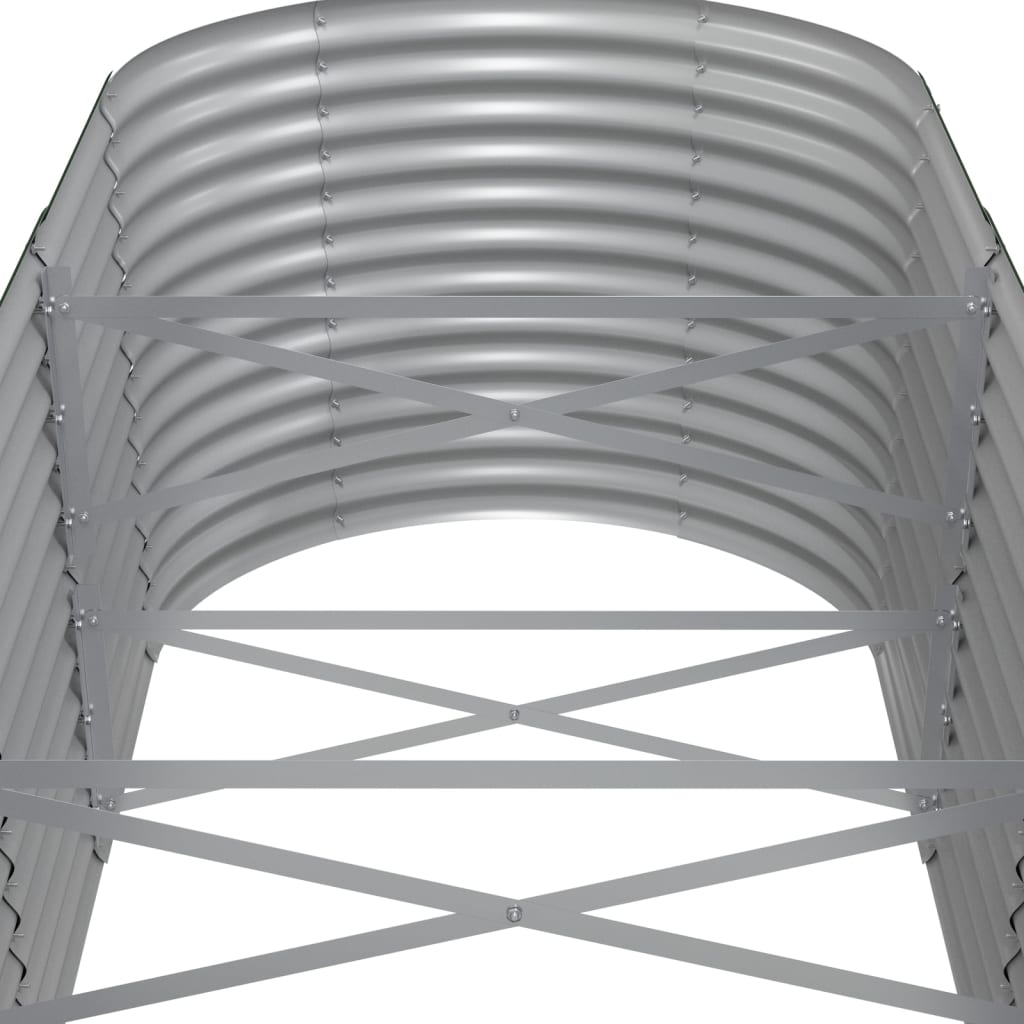 Plantenbak 512X80X68 Cm Gepoedercoat Staal Antracietkleurig