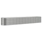 Plantenbak 512X80X68 Cm Gepoedercoat Staal Zilverkleurig