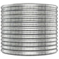 Plantenbak 512X80X68 Cm Gepoedercoat Staal Zilverkleurig